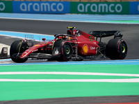 Sainz führt im letzten Training das Fahrerfeld an. Wer holt am Samstag die Pole? - Foto: Hasan Bratic/dpa