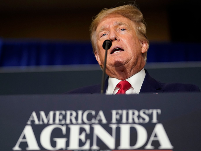 Donald Trump lieferte sich mit Nikki Haley ein weiteres Duell um die Nominierung seiner Partei für die Präsidentenwahl (Archivbild). - Foto: Andrew Harnik/AP/dpa