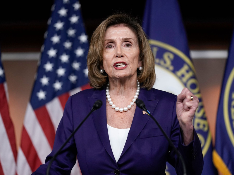 Nancy Pelosi stellt sich hinter Kamala Harris. (Archivbild)  - Foto: J. Scott Applewhite/AP/dpa