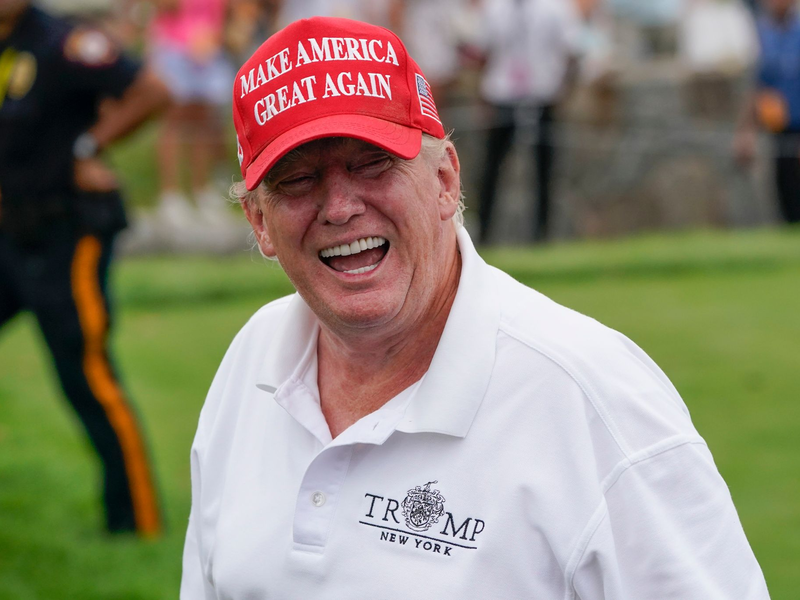 Der frühere US-Präsident Donald Trump soll Interesse am Chefposten im Kongress haben. - Foto: Seth Wenig/AP/dpa