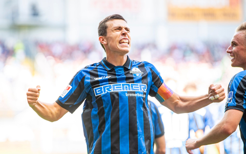 Bilal Hussein traf beim Sieg von Hertha BSC in Paderborn. - Foto: David Inderlied/dpa