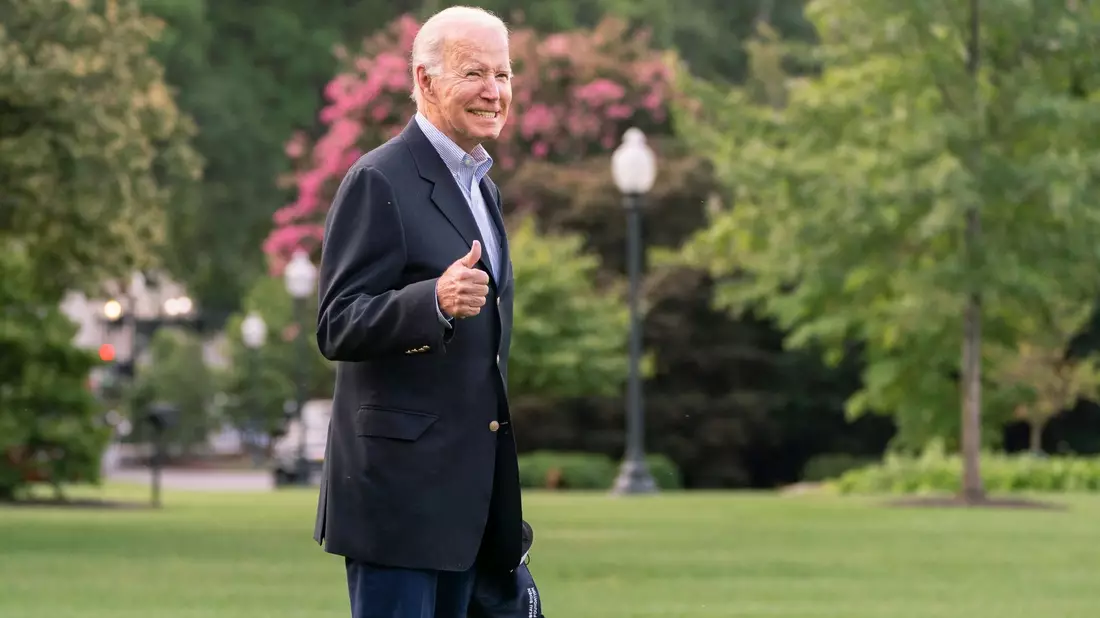 Ohne ernstzunehmende Konkurrenz: Bei den Demokraten bewirbt sich Präsident Joe Biden um eine zweite Amtszeit. - Bild: Manuel Balce Ceneta/AP/dpa