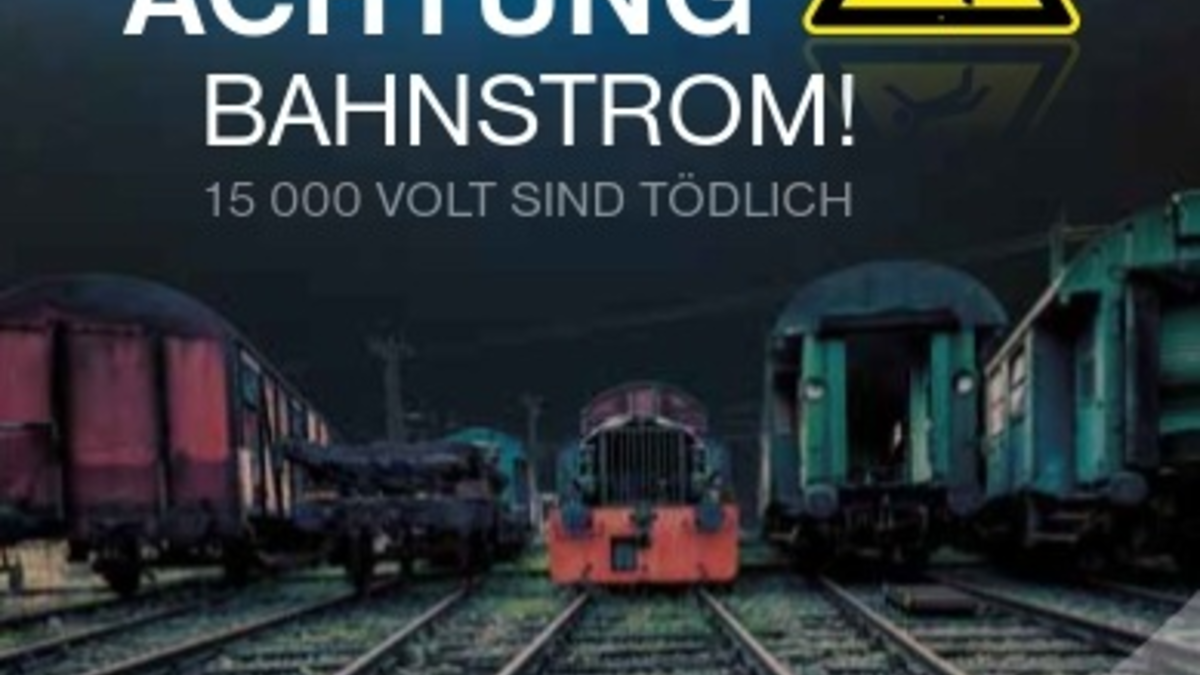 BPOL NRW: Achtung Bahnstrom! Bundespolizei warnt vor Gefahren auf Bahnanlagen! - Foto: presseportal.de