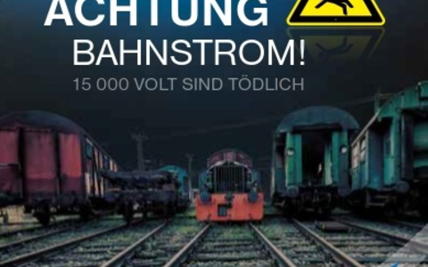 BPOL NRW: Achtung Bahnstrom! Bundespolizei warnt vor Gefahren auf Bahnanlagen! - Foto: presseportal.de