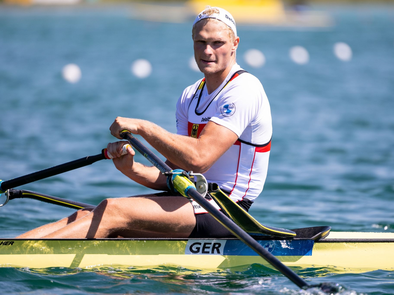 Bleibt im Ruder-Einer das Maß aller Dinge: Oliver Zeidler. - Foto: Sven Hoppe/dpa