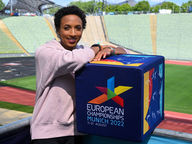 Malaika Mihambo in Aktion. - Foto: Sven Hoppe/dpa