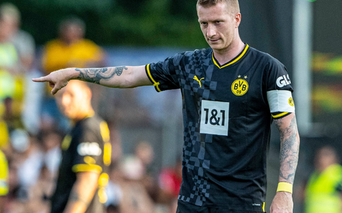 Der ehemalige BVB-Kapitän Marco Reus äußerte sich im Trainingslager. - Foto: David Inderlied/dpa