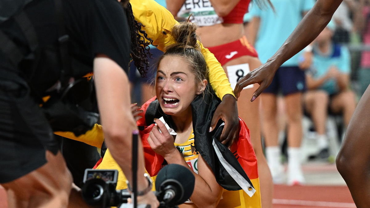 Gina Lückenkemper ist ins WM-Halbfinale über 100 Meter gesprintet. - Foto: Sven Hoppe/dpa