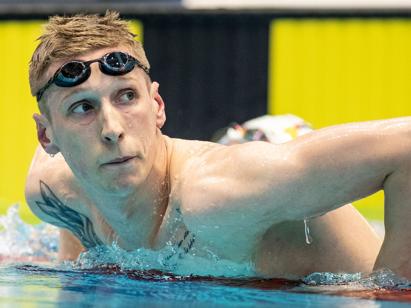 Florian Wellbrock sieht die Terminierung der deutschen Meisterschaften im Rahmen der Finals kritisch. - Foto: Andreas Gora/dpa