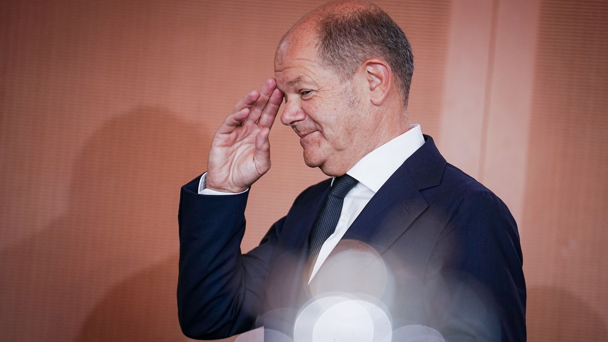 Scholz rückt von einer Kanzlerkandidatur 2025 nicht ab. - Foto: Kay Nietfeld/dpa