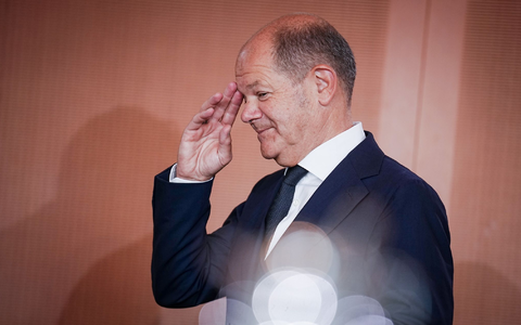 Scholz rückt von einer Kanzlerkandidatur 2025 nicht ab. - Foto: Kay Nietfeld/dpa