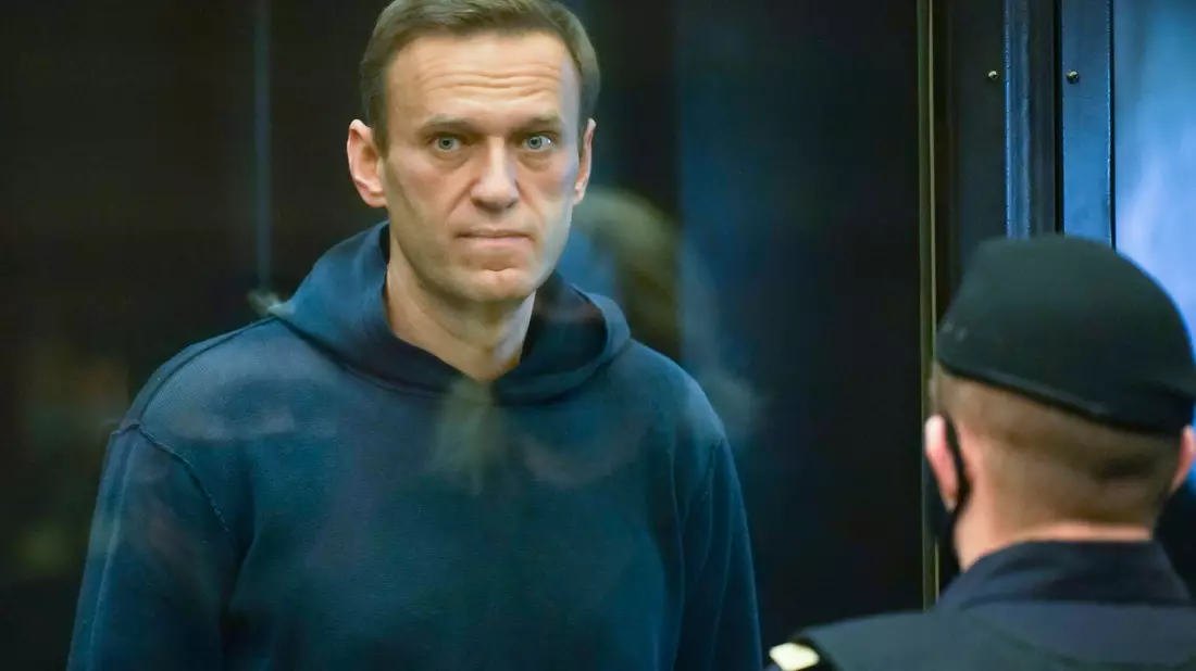 Alexej Nawalny im Februar 2021 in Moskau. - Bild: Uncredited/Moscow City Court/AP/dpa