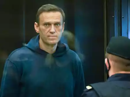 Alexej Nawalny im Februar 2021 in Moskau. - Foto: Uncredited/Moscow City Court/AP/dpa