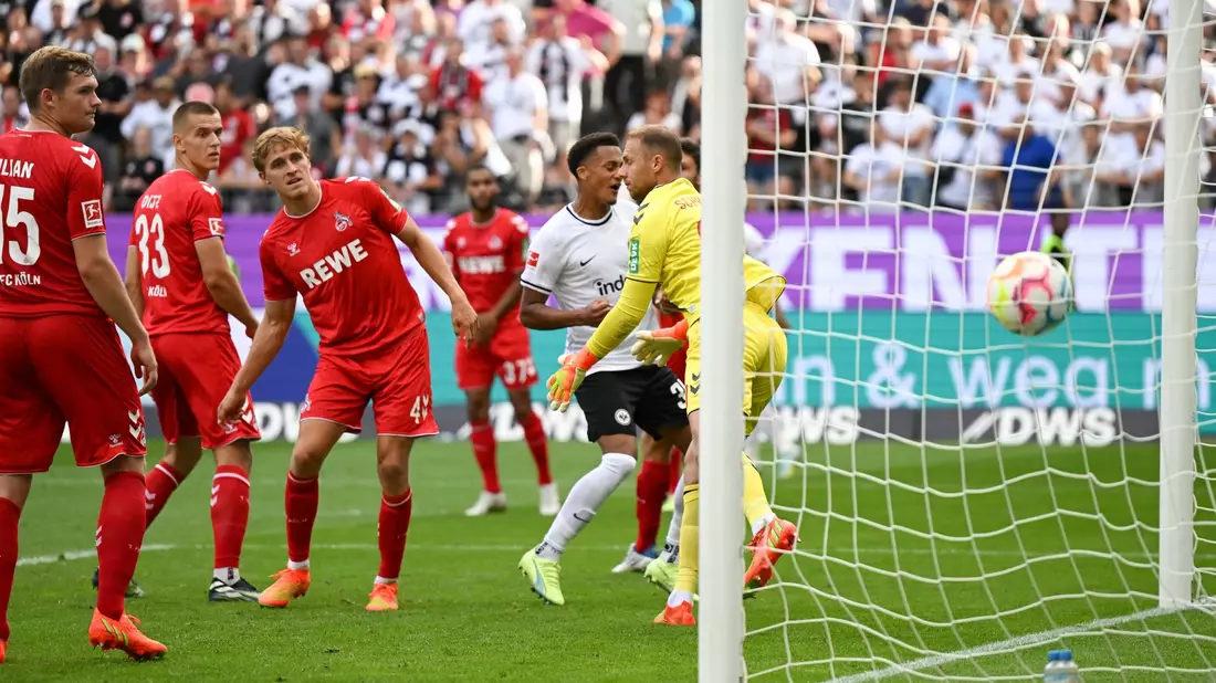 Remis in Frankfurt: Die Eintracht und der 1. FC Köln haben sich 1:1 getrennt. - Bild: Arne Dedert/dpa