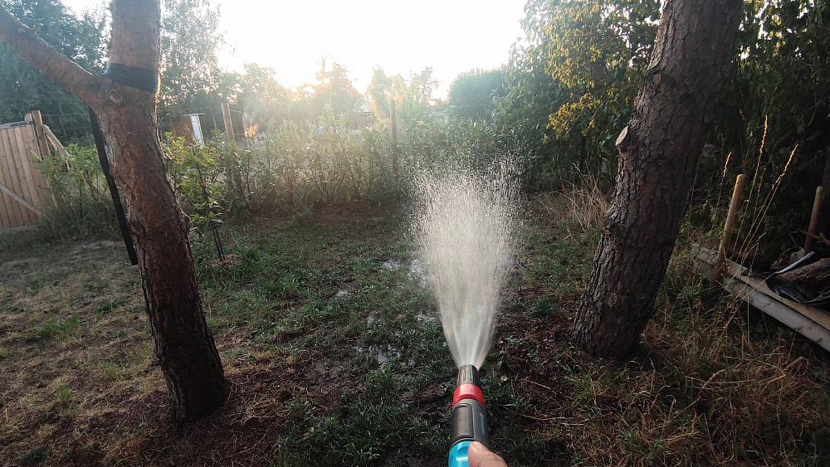 Rasen wird mit Wasser besprengt - Foto: ?ber dts Nachrichtenagentur