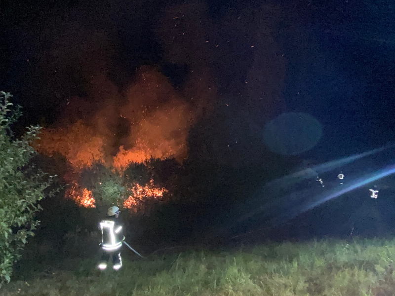 POL-PDLD: Scheunenbrand - Ermittlungen zur Brandursache laufen - Foto: presseportal.de