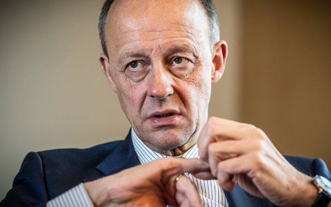Auch der designierte Bundeskanzler und CDU-Chef Friedrich Merz nahm an dem Parteitag teil. (Archivbild) - Foto: Michael Kappeler/dpa