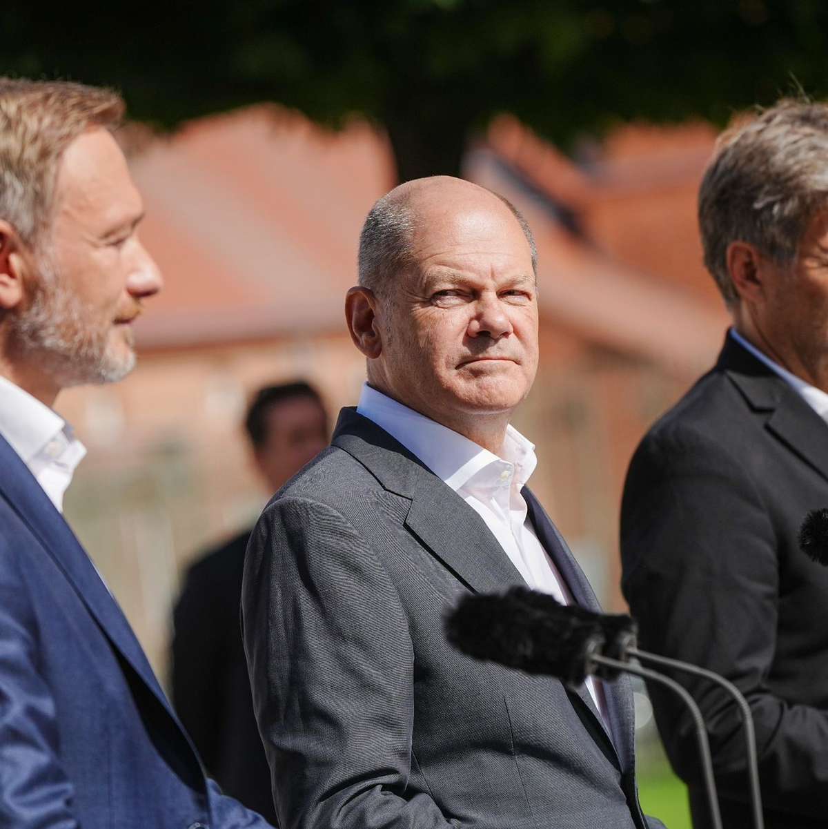 So ist die Ampel-Regierung einmal angetreten, damals unter dem Titel «Fortschrittskoalition». (Archivbild) - Foto: Kay Nietfeld/dpa