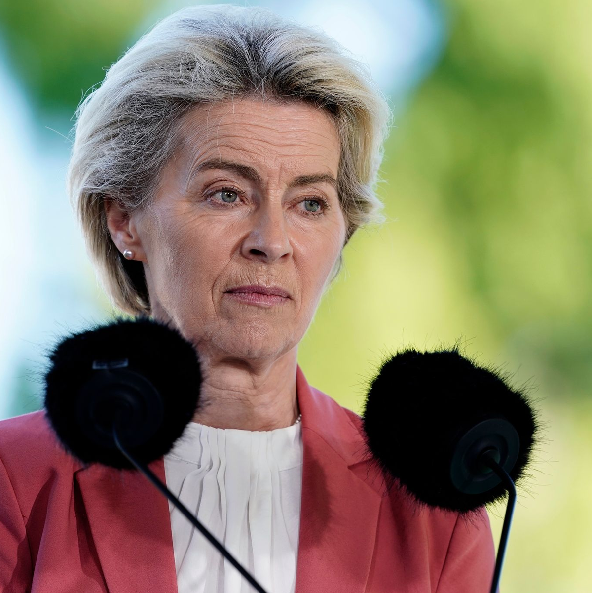 EU-Kommissionspräsidentin Ursula von der Leyen agiert als Taufpatin. - Foto: Mads Claus Rasmussen/Ritzau Scanpix Foto/AP/dpa