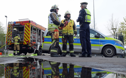 POL-ME: Brand in Hausflur von Hochhaus: Polizei ermittelt - 2503030 - Foto: presseportal.de