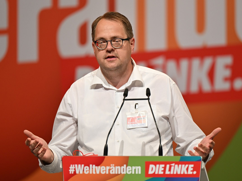 Laut Sören Pellmann besteht der Verdacht, dass der öffentlichen Hand ein Schaden entstanden ist. - Foto: Martin Schutt/dpa