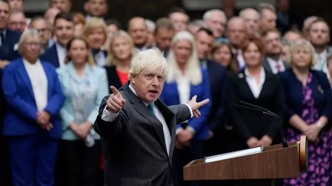 Die Aufarbeitung der Rolle von Ex-Premierminister Boris Johnson in der «Partygate»-Affäre geht weiter. - Bild: Alberto Pezzali/AP/dpa