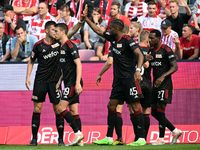 Kölns Damion Downs jubelt: Gegen Union Berlin gab es dank seines Treffers drei Punkte. - Foto: Federico Gambarini/dpa