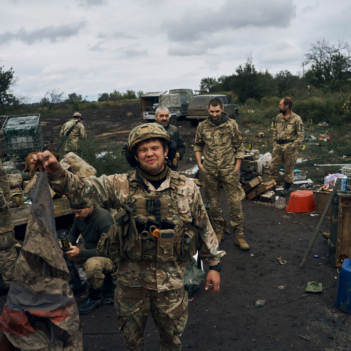 Viele Männer in der Ukraine haben versucht, dem Kriegsdienst zu entfliehen. - Foto: Kostiantyn Liberov/AP/dpa