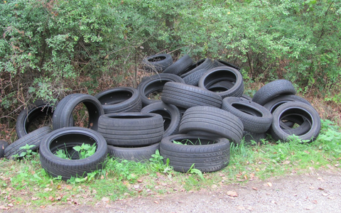 POL-UL: (UL) Erbach - Altreifen und Kabelummantelungen im Wald bei Erbach entsorgt / Bei Ermittlungen wegen einer Umweltstraftat hofft die Polizei jetzt auf Zeugenhinweise. - Foto: presseportal.de