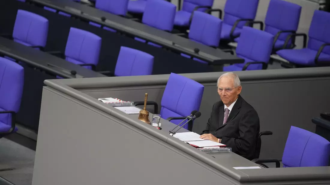 Der damalige Bundesfinanzminister Wolfgang Schäuble (CDU) im Jahr 2017. - Bild: Kay Nietfeld/dpa