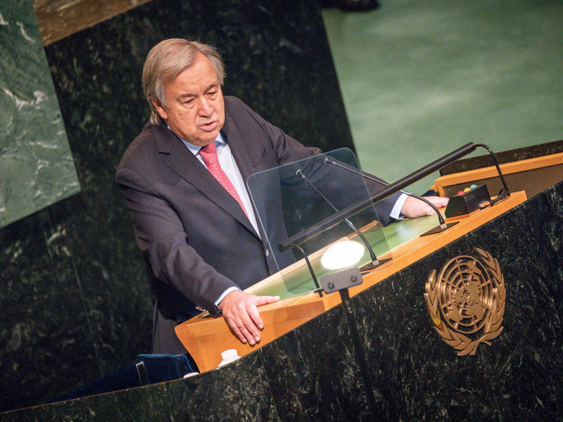 Mehrere arabische Staaten forderten bei der UN-Konferenz zur Zweistaatenlösung ein Ende der Hamas-Herrschaft im Gazastreifen. (Archivbild) - Foto: Michael Kappeler/dpa