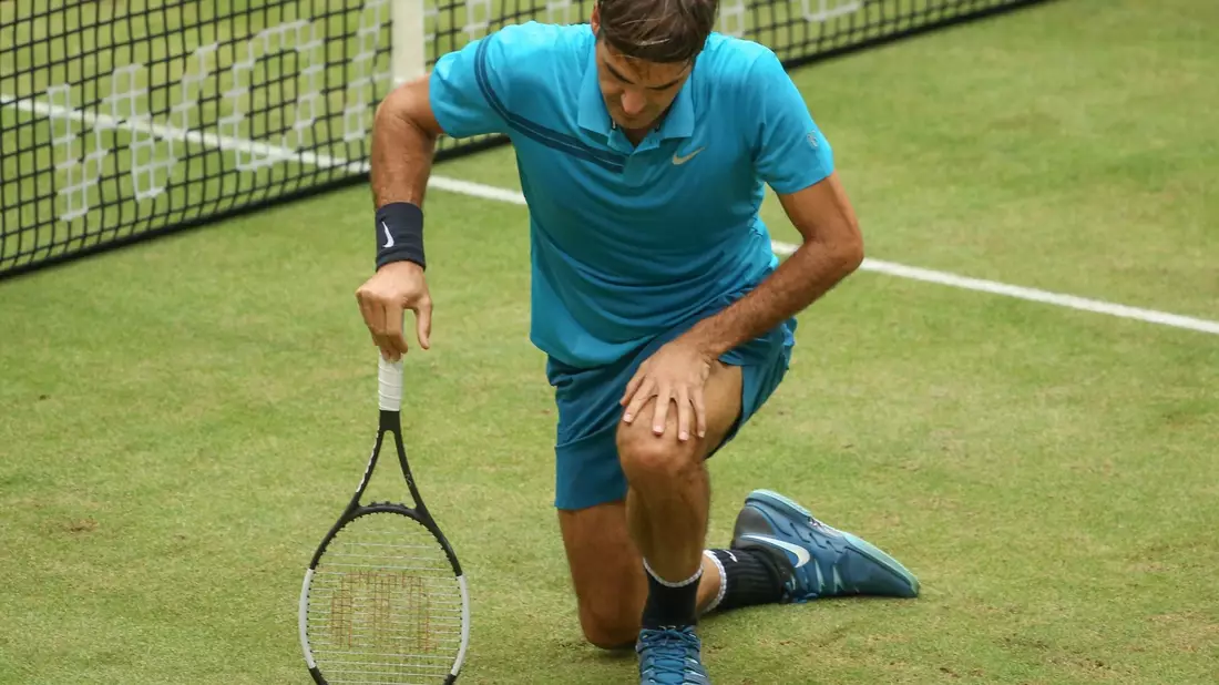 Hat eine besondere Beziehung zu Halle: Roger Federer. - Bild: Friso Gentsch/dpa