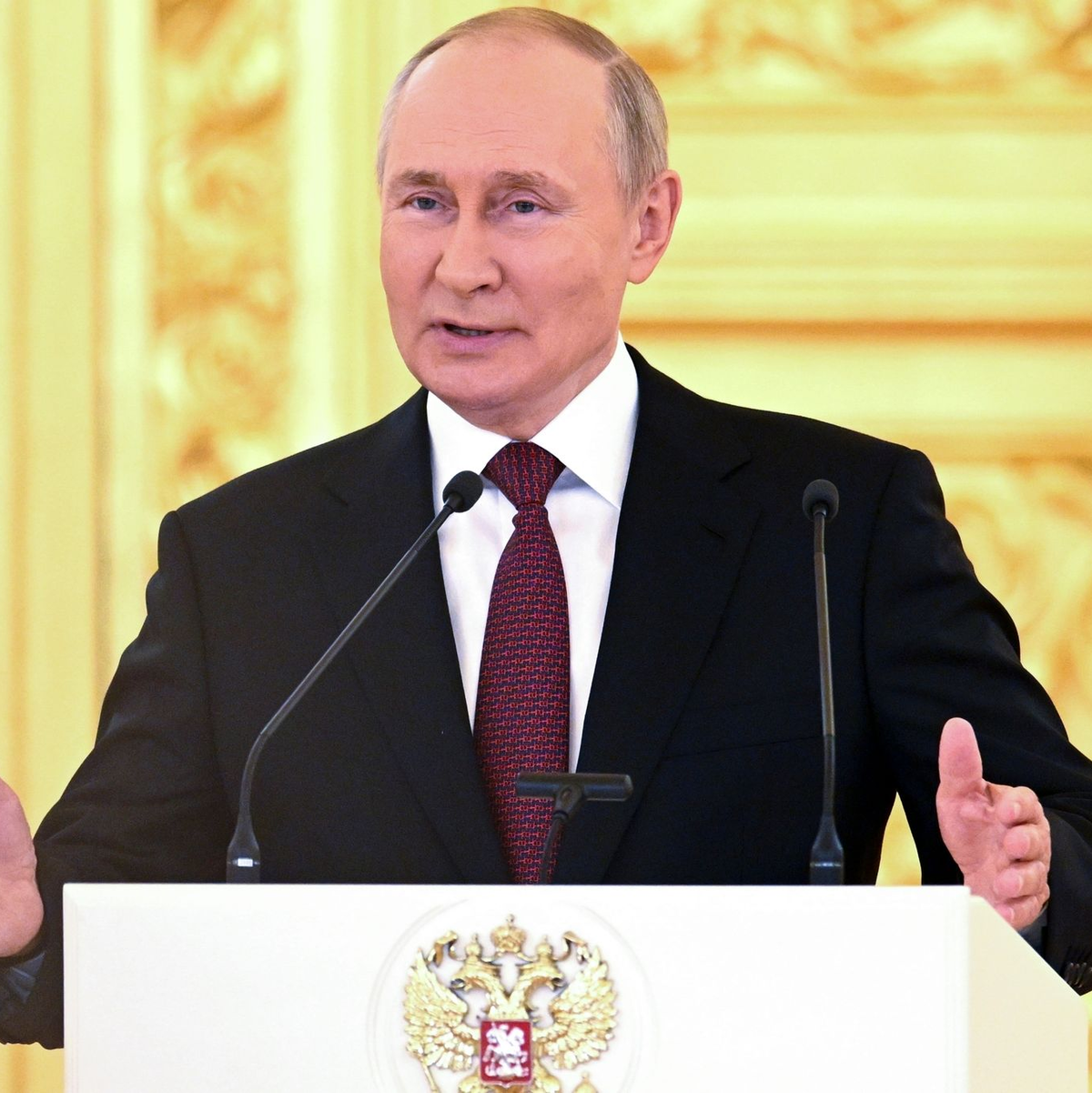 Die russischen Streitkräfte sind nach Angaben von Präsident Wladimir Putin in einer Phase der «aktiven Verteidigung». - Foto: Pavel Bednyakov/Pool Sputnik Kremlin/AP/dpa