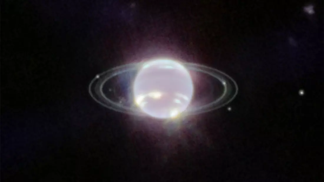 Womöglich felsiger als gedacht: der Planet Neptun (Archivbild) - Bild: Space Telescope Science Institut/ESA/Webb/dpa