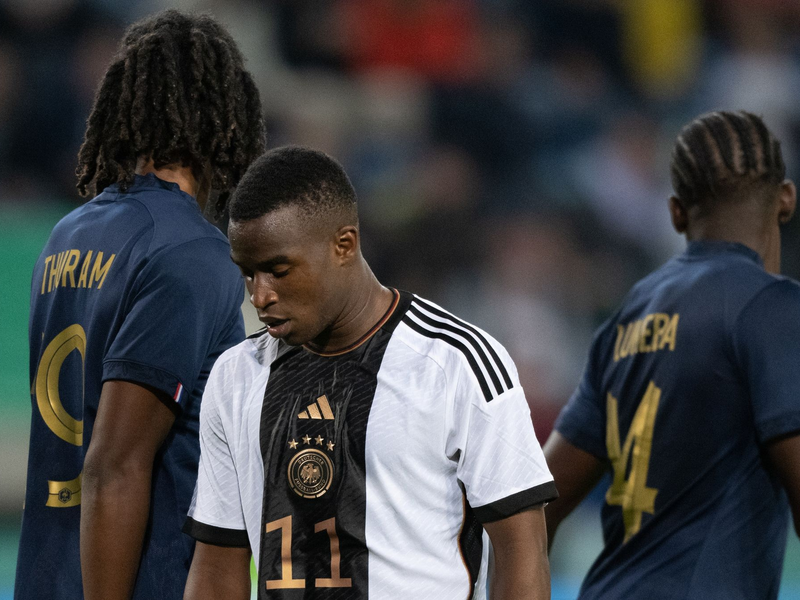 Youssoufa Moukoko ist wieder bei der U21 dabei. - Foto: Hendrik Schmidt/dpa