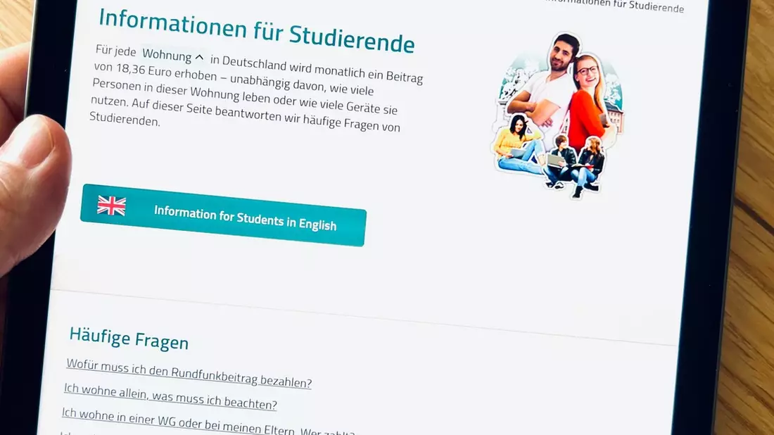 Neues Semester, neue Wohnung: Das Wichtigste zum Rundfunkbeitrag für Studierende und Auszubildende - Bild: presseportal.de