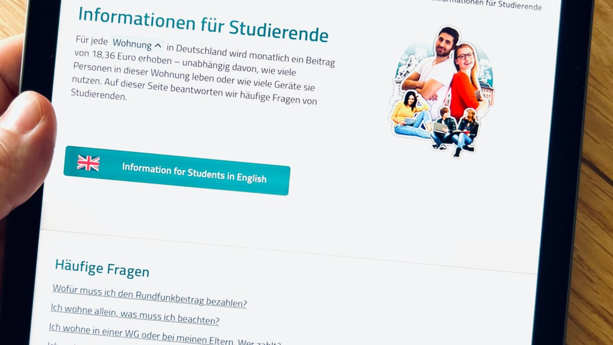 Neues Semester, neue Wohnung: Das Wichtigste zum Rundfunkbeitrag für Studierende und Auszubildende - Foto: presseportal.de