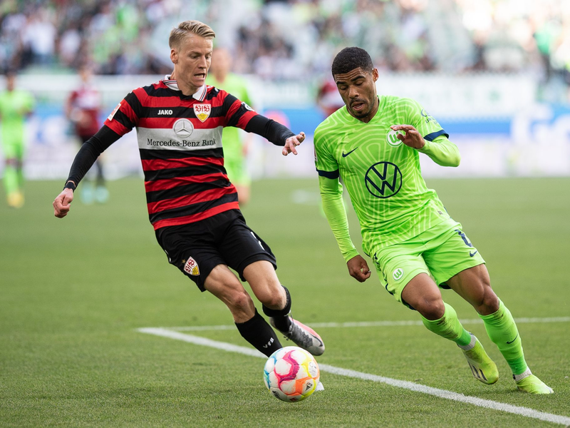 Josha Vagnoman und der VfB konnten nicht an die starke Leistung gegen Dortmund anknüpfen. - Foto: Swen Pförtner/dpa