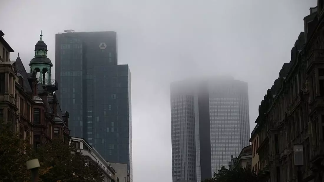 Frankfurter Bankentürme im Nebel - Bild: ?ber dts Nachrichtenagentur