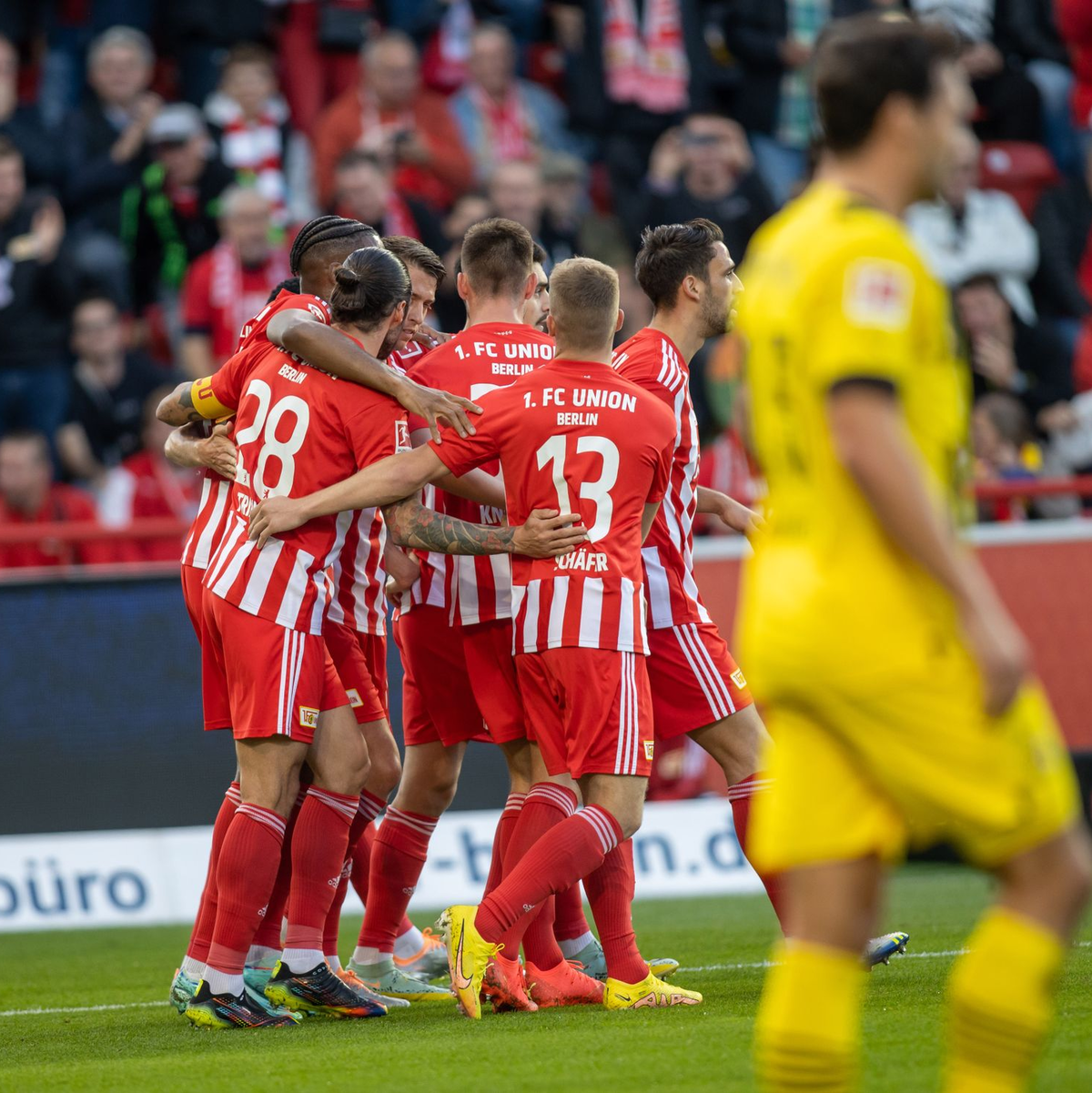 Borussia Dortmund kassiert bei Union Berlin einen herben Rückschlag. - Foto: Andreas Gora/dpa