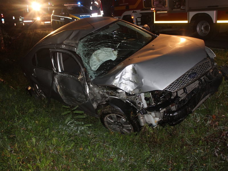 POL-DN: Unfall auf der L257 - 21-Jähriger leicht verletzt - Foto: presseportal.de