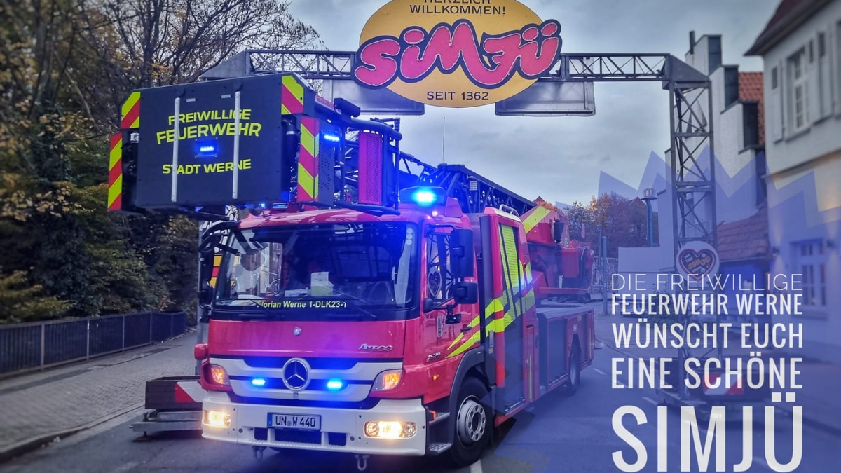 FW-WRN: Wachbereitschaft während der Sim-Jü Kirmes 2024 - Foto: presseportal.de