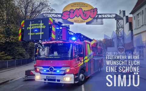 FW-WRN: Wachbereitschaft während der Sim-Jü Kirmes 2024 - Foto: presseportal.de