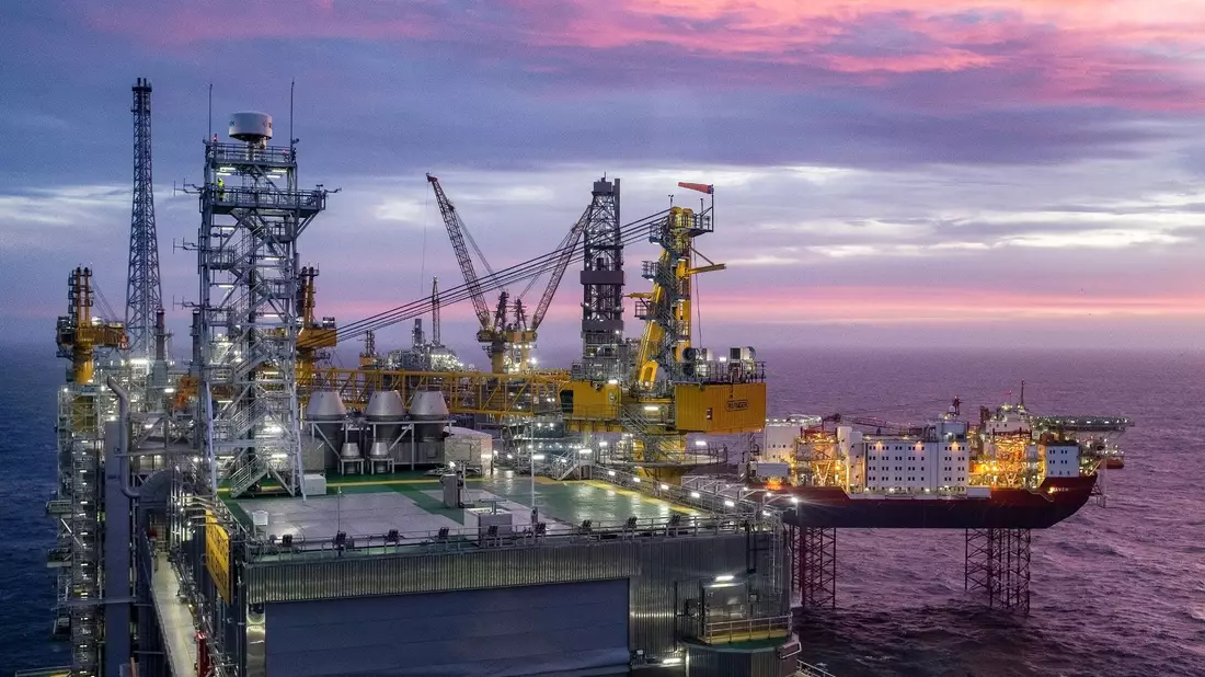 Das Johan Sverdrup Ölfeld in der Nordsee. Der norwegische Ölfonds hat in der ersten Jahreshälfte erheblich an Wert gewonnen. - Bild: Carina Johansen/NTB scanpix/dpa