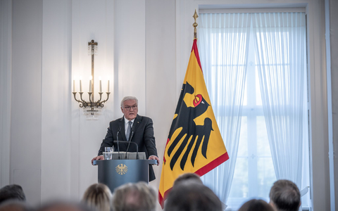 Das geeinte Europa ist fĂĽr Frank-Walter Steinmeier ohne Demokratie undenkbar (Archivbild). - Foto: Michael Kappeler/dpa Das geeinte Europa ist fĂĽr Frank-Walter Steinmeier ohne Demokratie undenkbar (Archivbild). - Foto: Michael Kappeler/dpa
