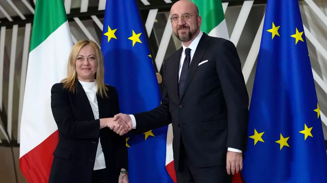 Bei dem Treffen in Brüssel wird es um den Vorschlag der Europäischen Kommission gehen, EU-Beitrittsverhandlungen mit der Ukraine und Moldau zu eröffnen. - Bild: Virginia Mayo/AP/dpa