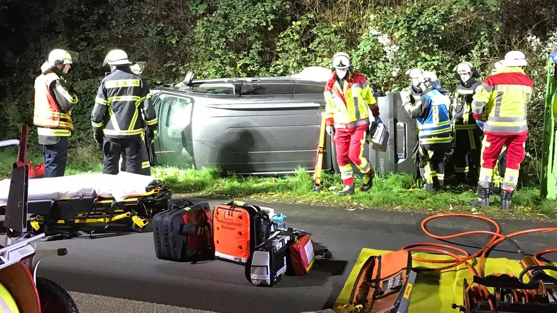 FW-MH: Verkehrsunfall auf der BAB 40 - eine leicht verletzte Person - Bild: presseportal.de