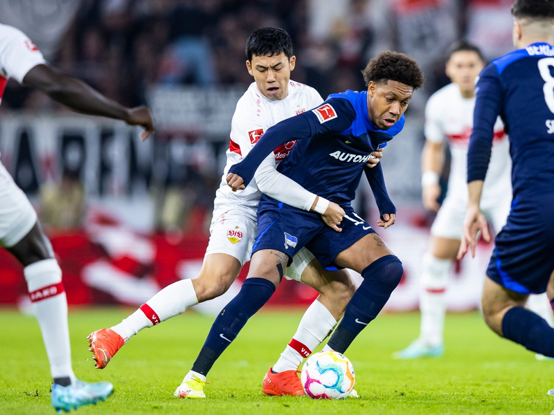 Belgien und die Ukraine lieferten sich eine umkämpfte Partie in Stuttgart. - Foto: Tom Weller/dpa