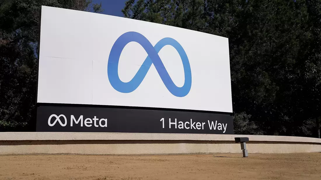 Die Meta-Unternehmenszentrale in Menlo Park (Silicon Valley). - Bild: Tony Avelar/AP/dpa
