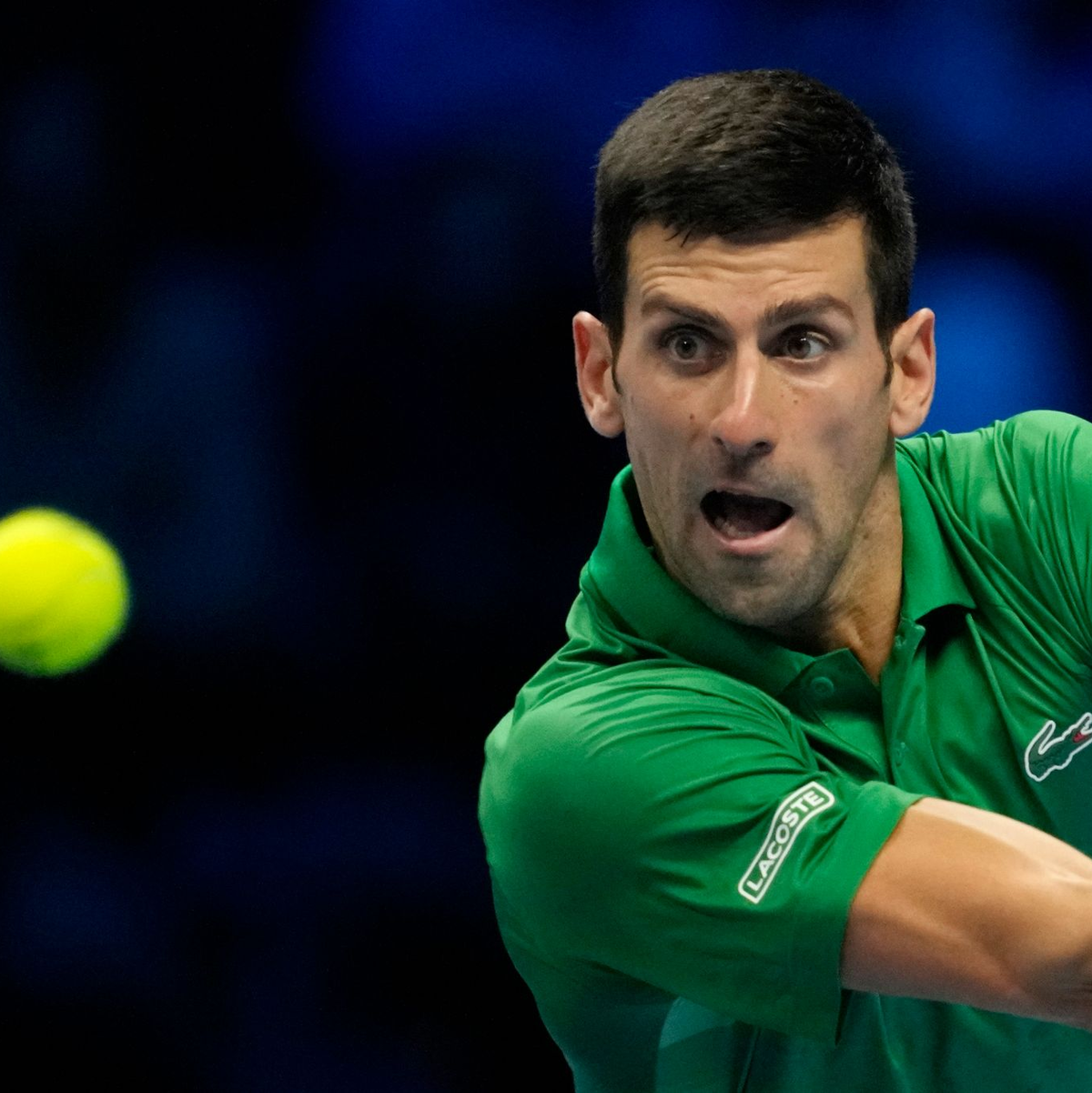 Siebter Sieg bei den ATP Finals: Novak Djokovic ballt die Faust. - Foto: Antonio Calanni/AP/dpa